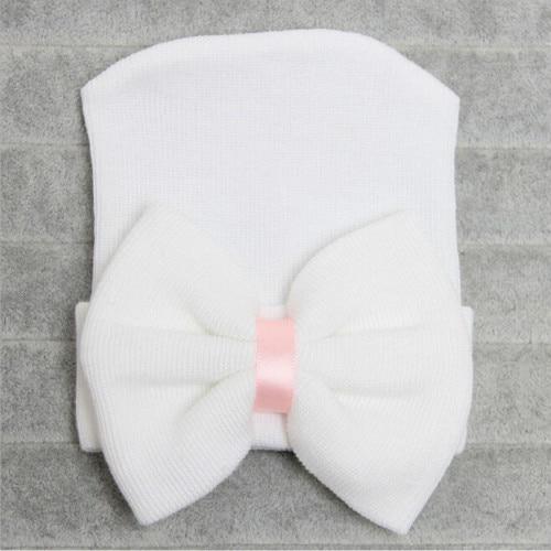 Newborn Baby Girl Bow Hat