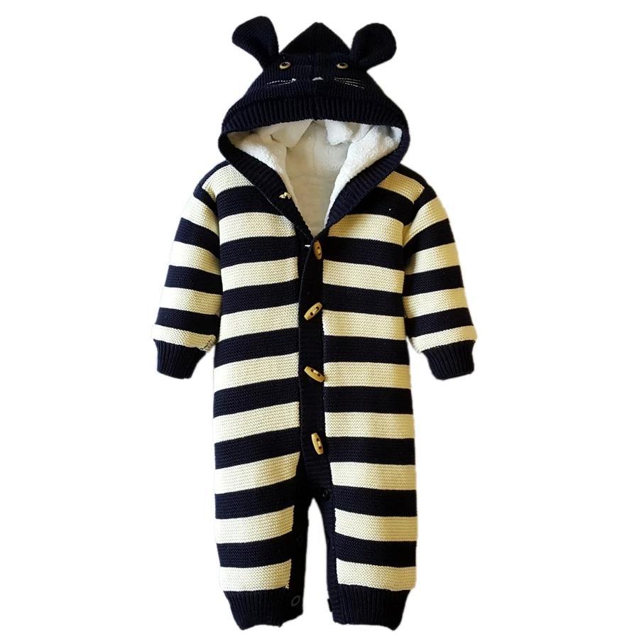 Knitted Mouse Sweater Romper (Multiple Colors)