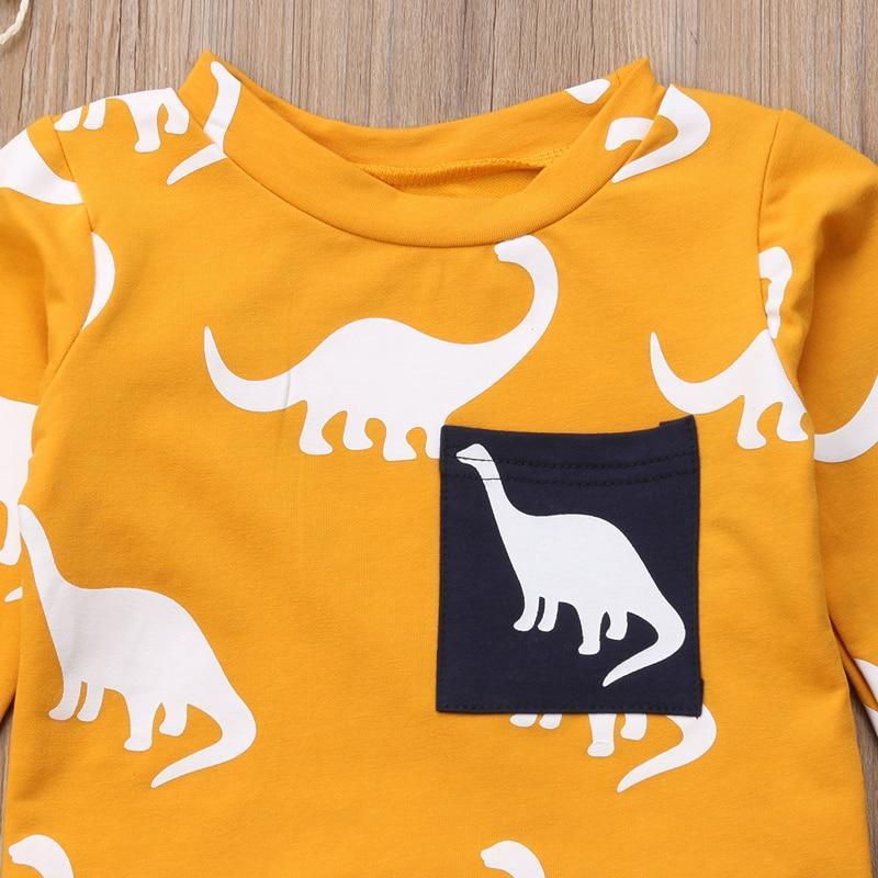 Dinosaur Pants and Sweatshirt