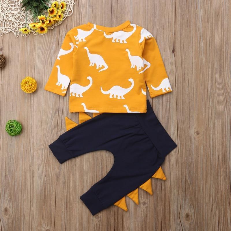 Dinosaur Pants and Sweatshirt