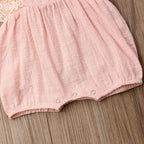 Pink Laced Romper