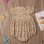 Frilled Floral Romper