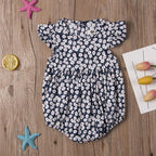 Frilled Floral Romper