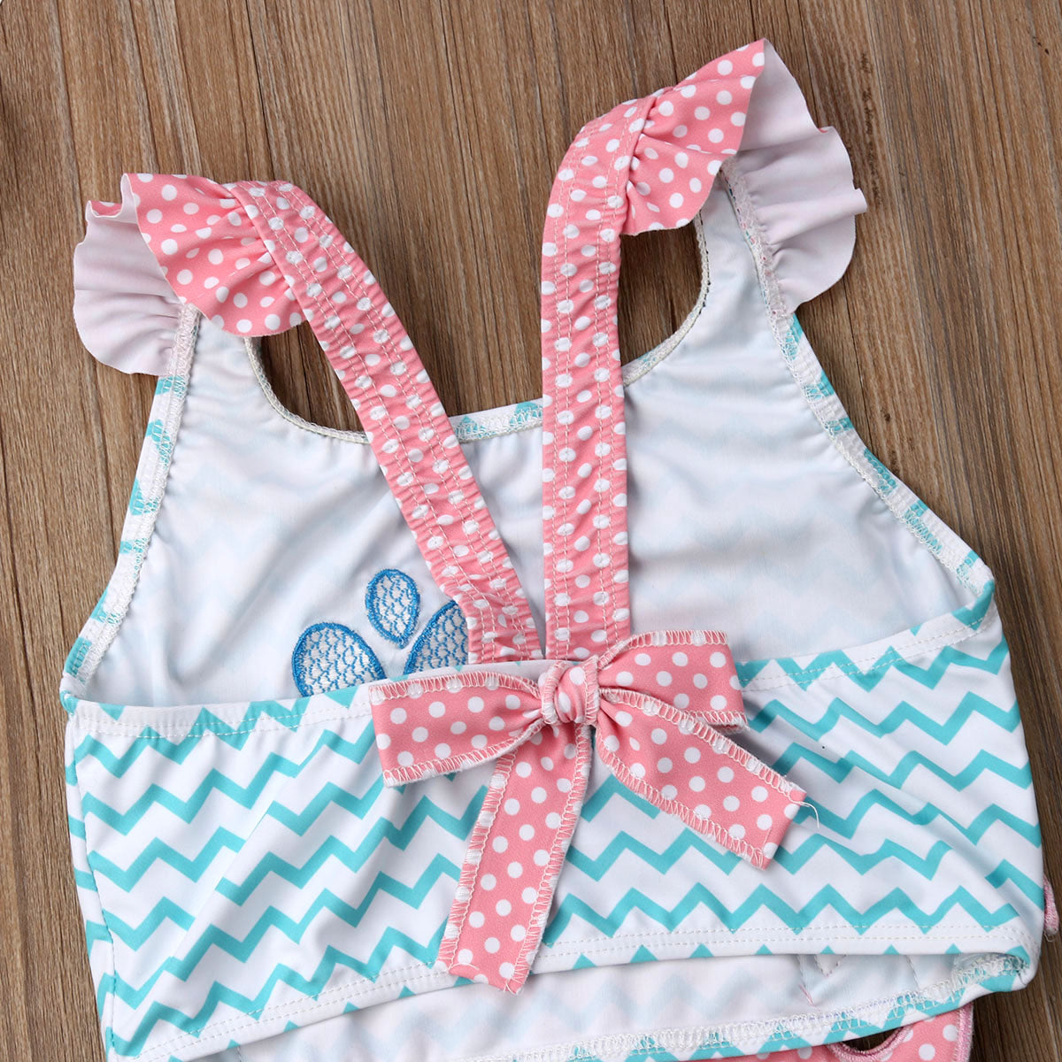 One Piece Chevron Whale Swimsuit
