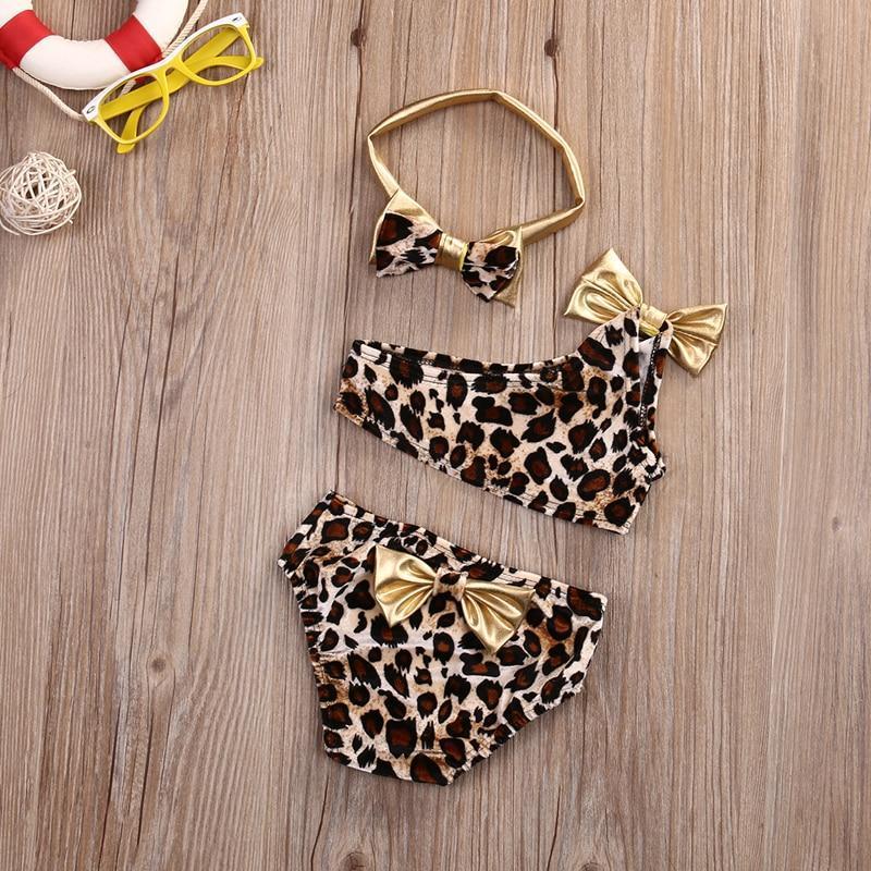 Leopard Print Bikini + Headband