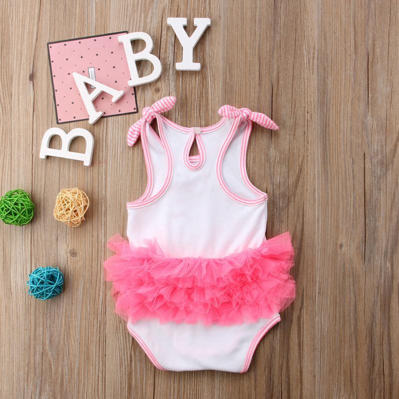 Ruffle Flamingo Romper