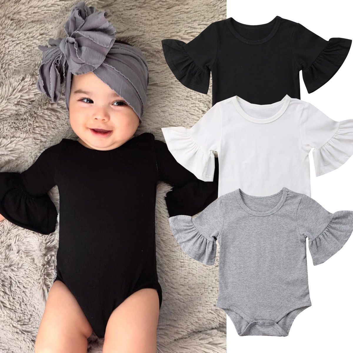 Flare Sleeve Onesie