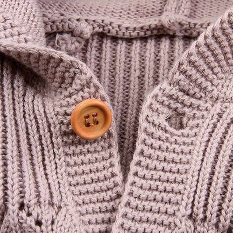 Knitted Sweater Hoodie Romper (2 Colors)