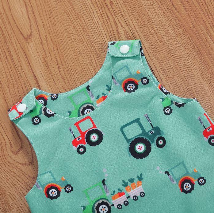Little Farmer Tractor Romper (2 Patterns)