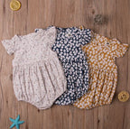 Frilled Floral Romper