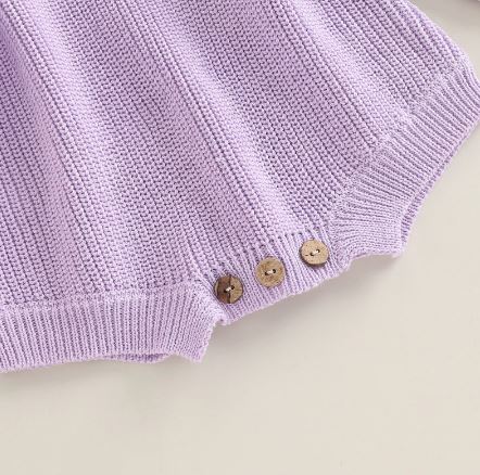 Solid Knitted Jaycee Onesie