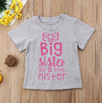 Matching Sibling Big Sister to a Little Mister T-shirt & Onesie