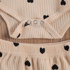Ribbed Heart Outfit