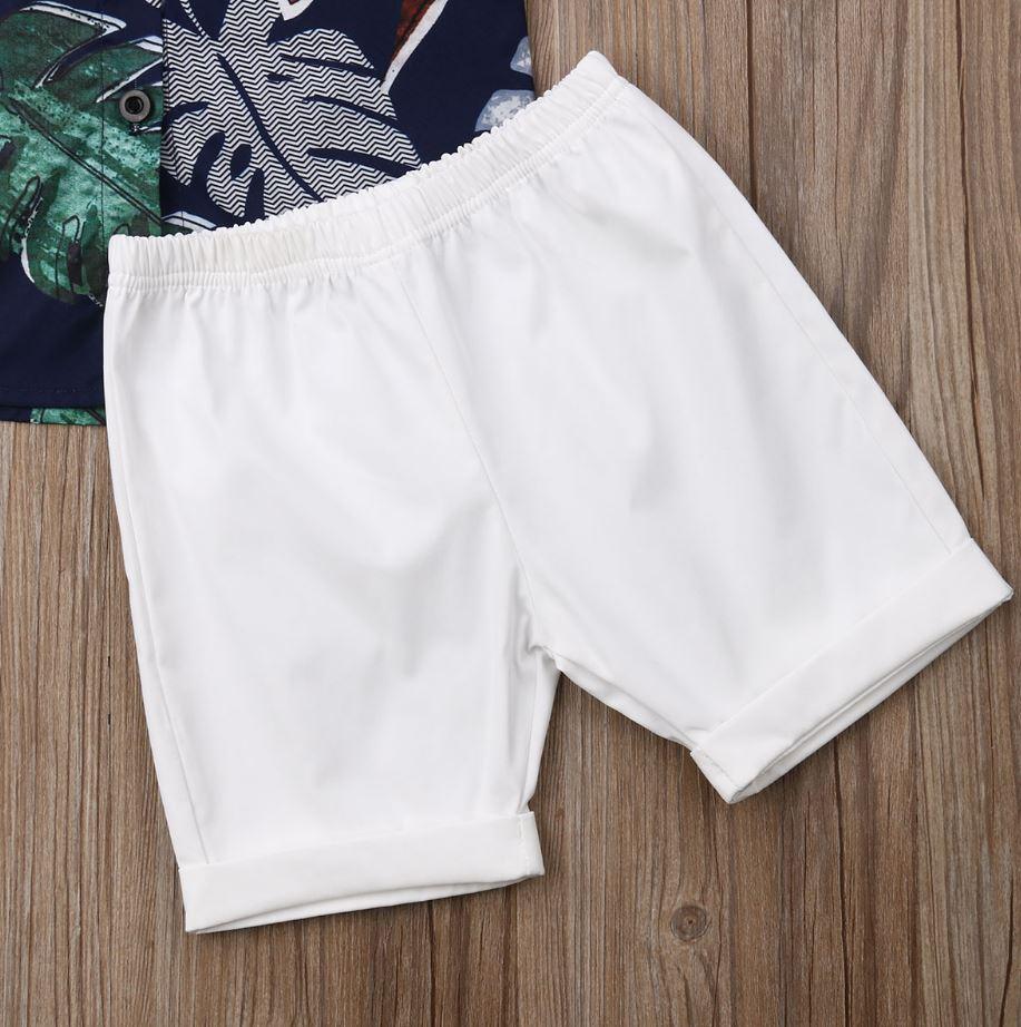 Floral Shirt with Shorts