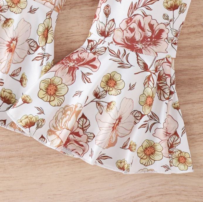 Off Shoulder Bell Bottom Cutie Outfit