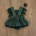 Floral Lace Feather Dress