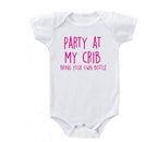 Party At My Crib Onesie (Multiple Colors)