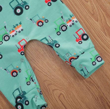 Little Farmer Tractor Romper (2 Patterns)