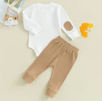 Ribbed Elbow Patch Outfit