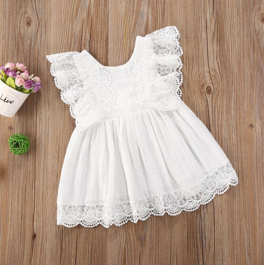 Matching Big Little Sister Lace Dress & Romper