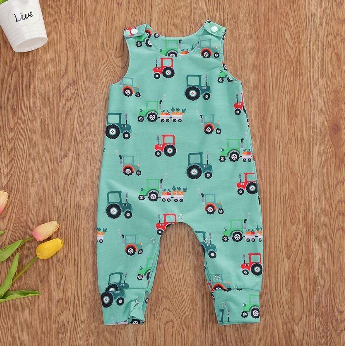 Little Farmer Tractor Romper (2 Patterns)