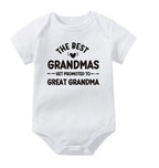 The Best Grandmas Get Promoted To Great Grandma Onesie