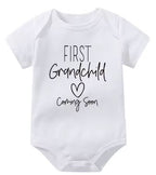 First Grandchild Coming Soon Onesie
