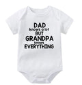 Dad Knows A Lot But Grandpa Knows Everything Onesie