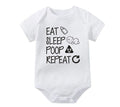 Eat Sleep Poop Repeat Onesie