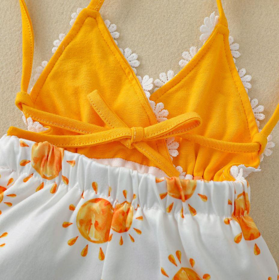 Sunshine Daisy Romper