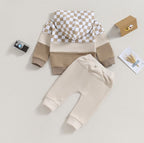 Checkered Hoodie & Pants Outfit