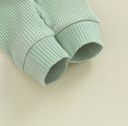 Ribbed Elbow Patch Outfit