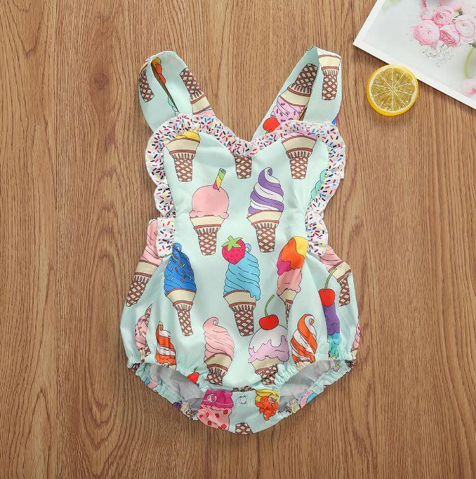 Ice Cream Sprinkle Romper