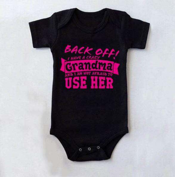 Crazy Grandma Onesie (Multiple Colors)